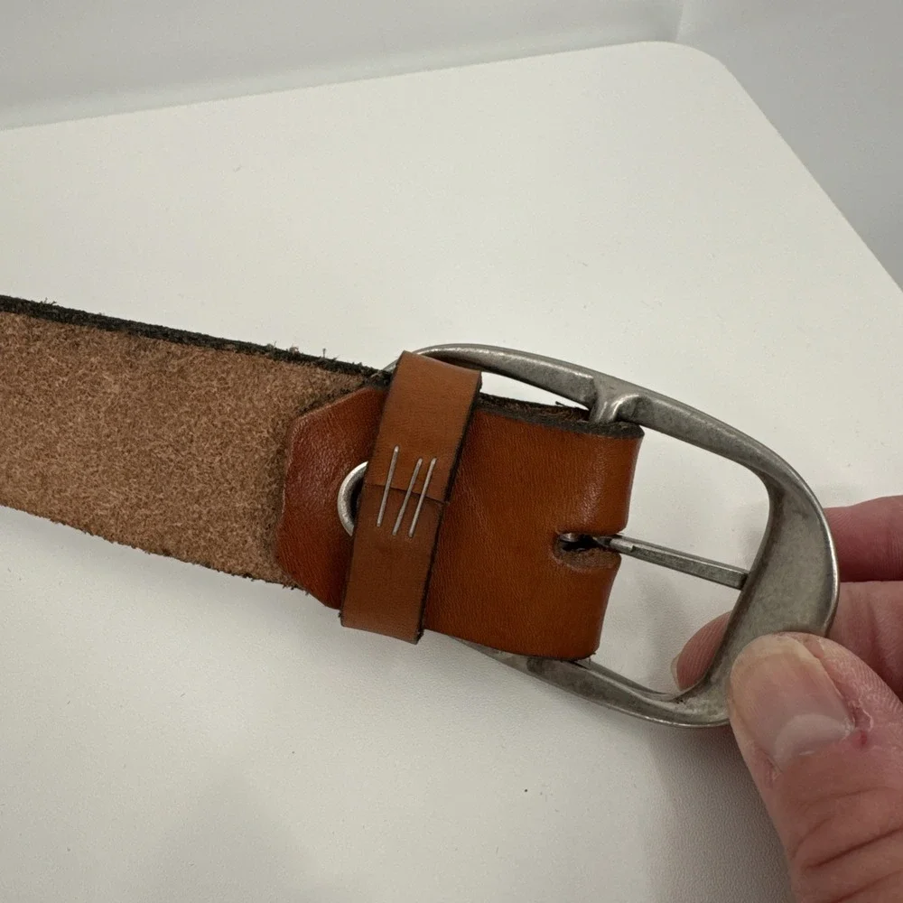 WESTERN EQUINE ANIMAL‎ EMBOSSED GENUINE COWHIDE COLORFUL LEATHER BELT USA Sz 46